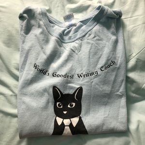 cute cat graphic tee